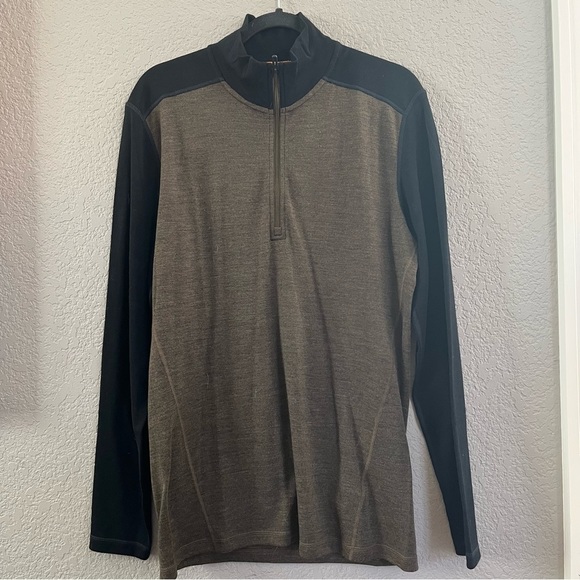 Smartwool 250 merino wool 1/4 zip turtleneck sweater SZ Medium - Picture 1 of 7